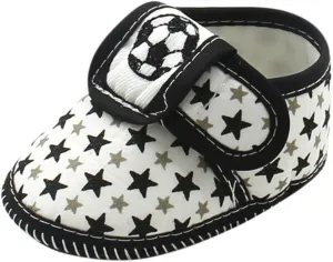 Infant Boys Girls Soft Sole Adjustable Casual Shoes Infant Star Printing Lightweight Rubber Sole Shoes