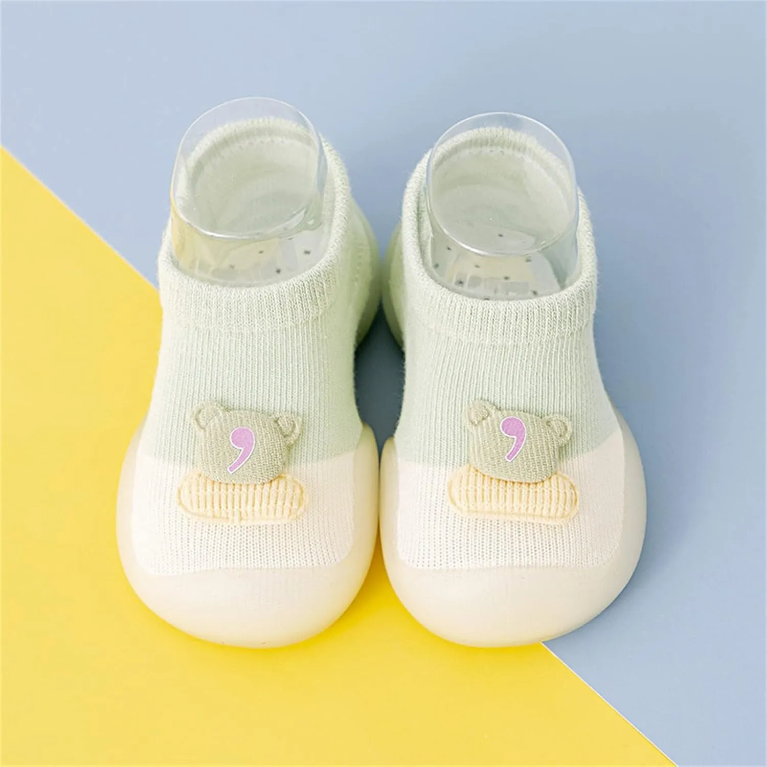 Infant Cute Cartoon Socks Shoes Baby Walking Shoes Cute Cartoon Soft Soles Antislip Shoes Baby Sock Shoes