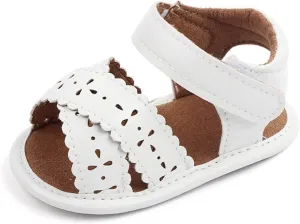 Infant Toddler Baby Girls Boys Shoes Sandals First Walkers Prewalkers Soft Anti-Slip Sole Sneakers (WH1, 4 Infant)