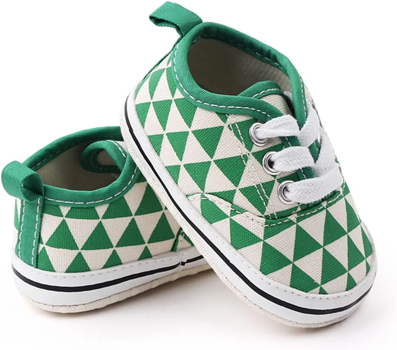Infant Toddler Fall Lattice Shoes Boys Girls First Walking Shoes Soft Sole Plaid Lace Up Casual Shoes Baby Shoes