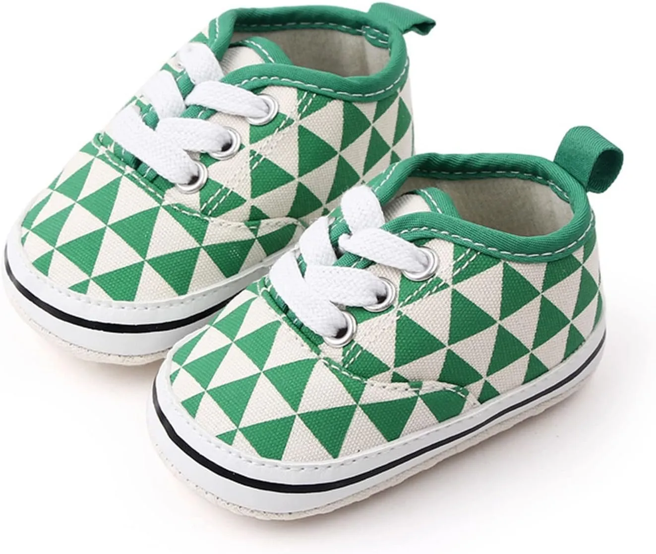 Infant Toddler Fall Lattice Shoes Boys Girls First Walking Shoes Soft Sole Plaid Lace Up Casual Shoes Baby Shoes