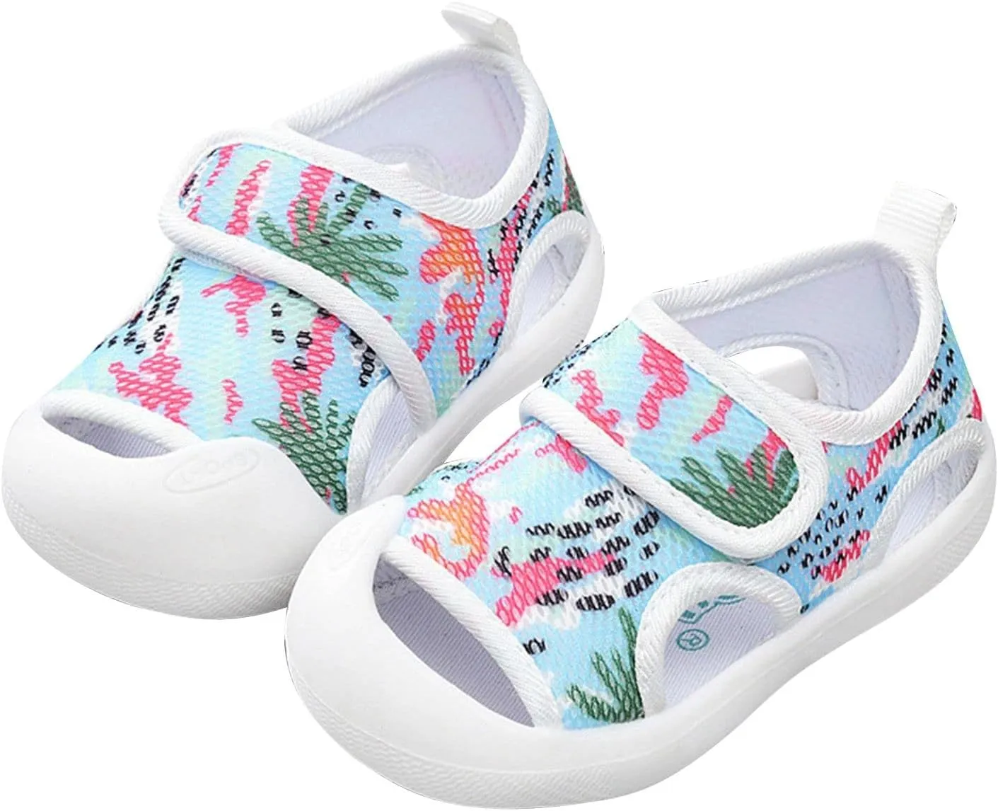Infant Toddler Girls Boys Shoes Sandals Flat Bottom Open Toe Non Slip Breathable Soft Shoes Baby Size 2 Shoes Girls (Hot Pink, 4.5 Infant)