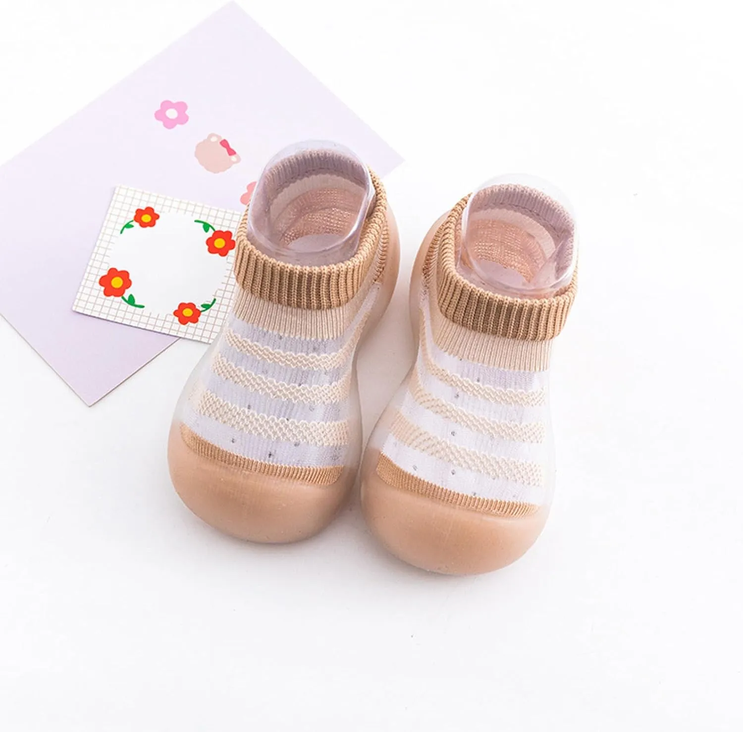 Infant Toddler Shoes Hollow Out Breathable Socks Shoe Soft Sole Non Slip Wear Out Toddler Floor Shoes Baby Walking Sandals