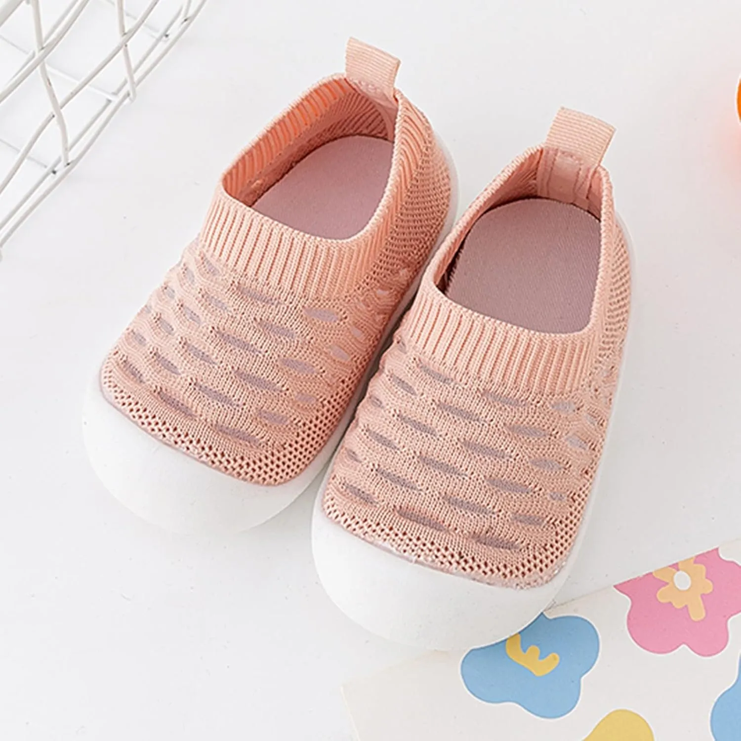Infant Toddler Shoes Hollow Out Slip On Socks Shoes Soft Sole Non Slip Wear Out Toddler Floor Shoes Mike Shoes