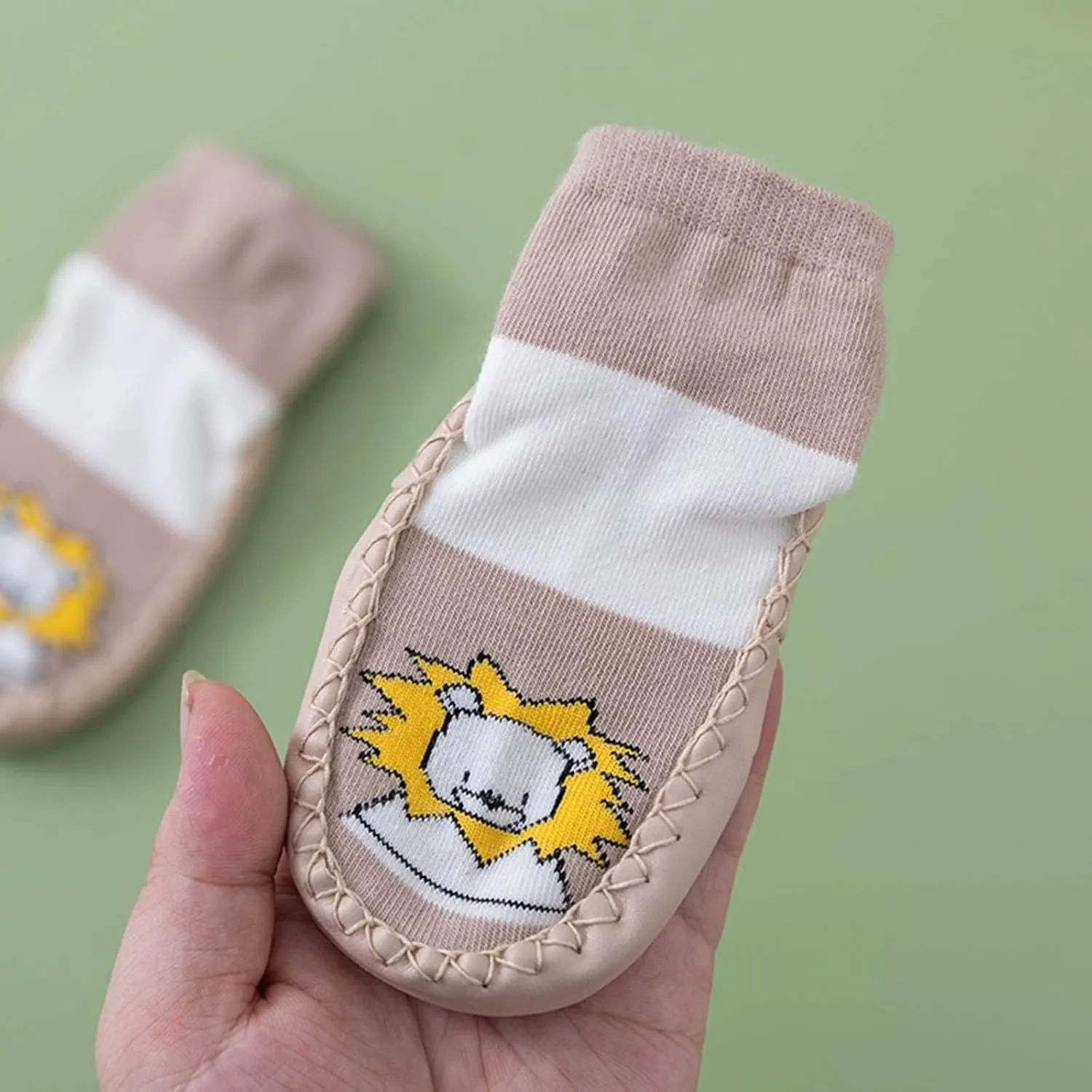 Infant Toddler Shoes Soft Sole Toddler Shoes Cartoon Animal Print Non Slip Breathable Rubber Sandals for Kids
