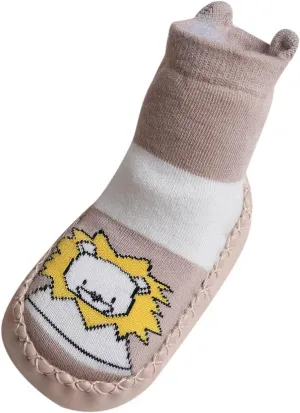 Infant Toddler Shoes Soft Sole Toddler Shoes Cartoon Animal Print Non Slip Breathable Rubber Sandals for Kids