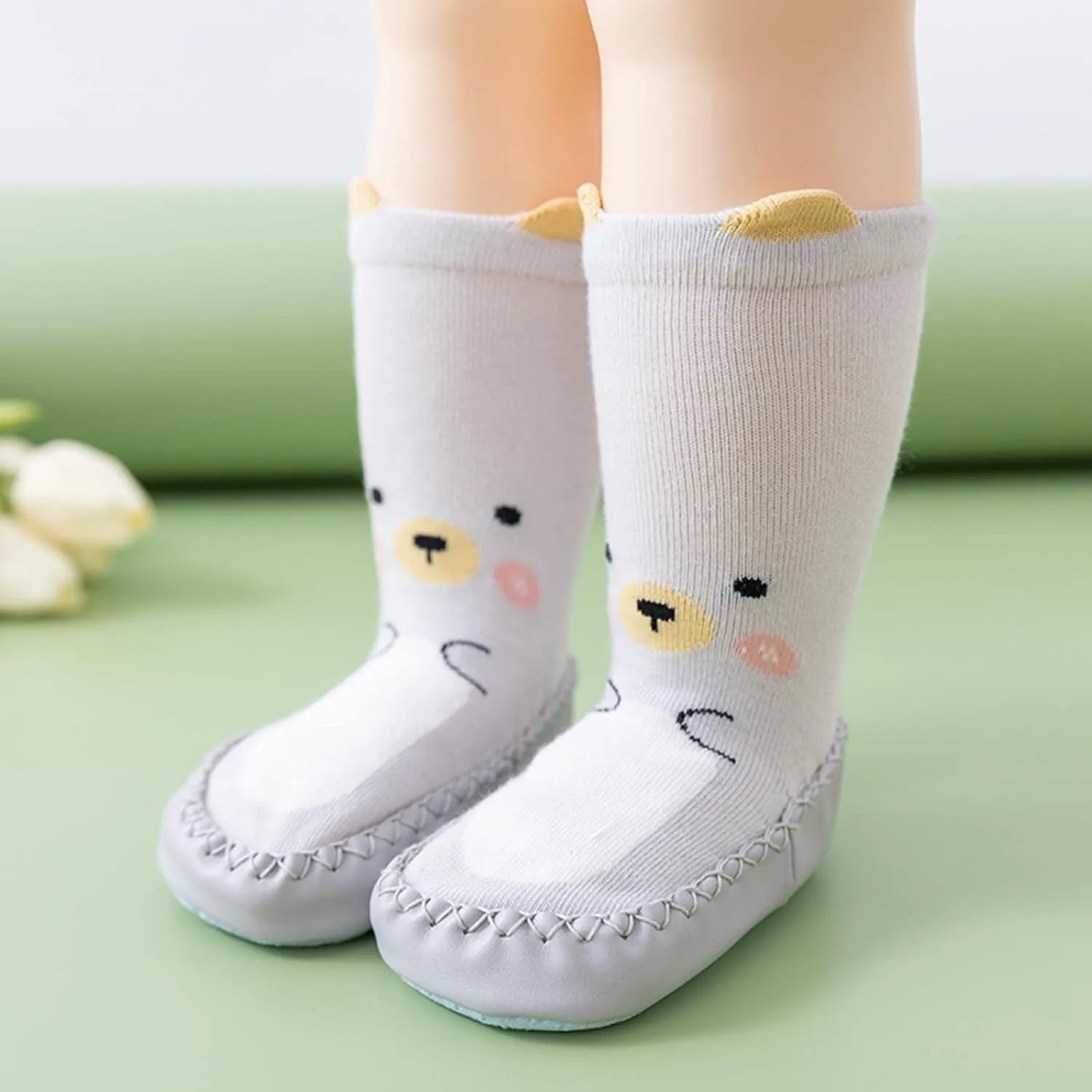 Infant Toddler Shoes Soft Sole Toddler Shoes Cartoon Print Breathable Non Slip Socks Socks Shoes Natives