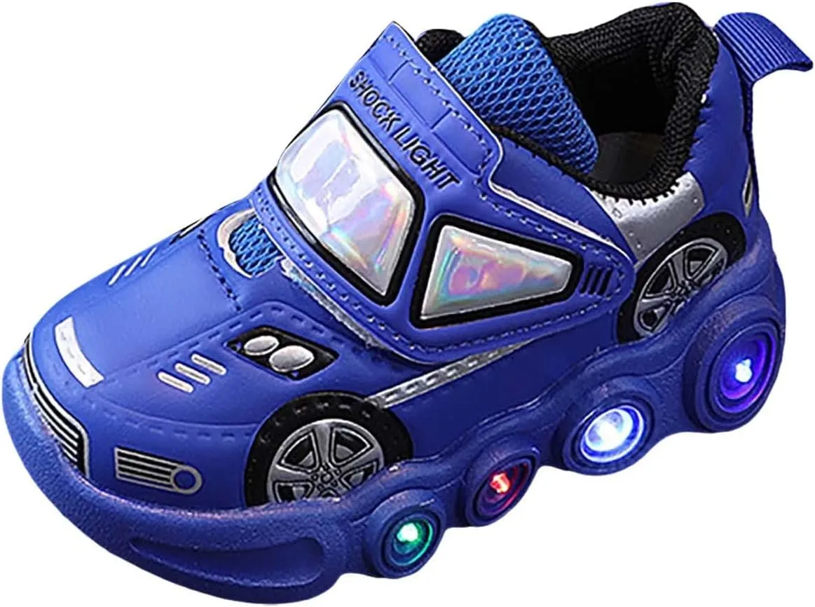 JINCAIHONG Kids Sneakers Light Up Shoes Baby Flashing Walking Slippers Glittery Shoes for Toddler Girls Boys