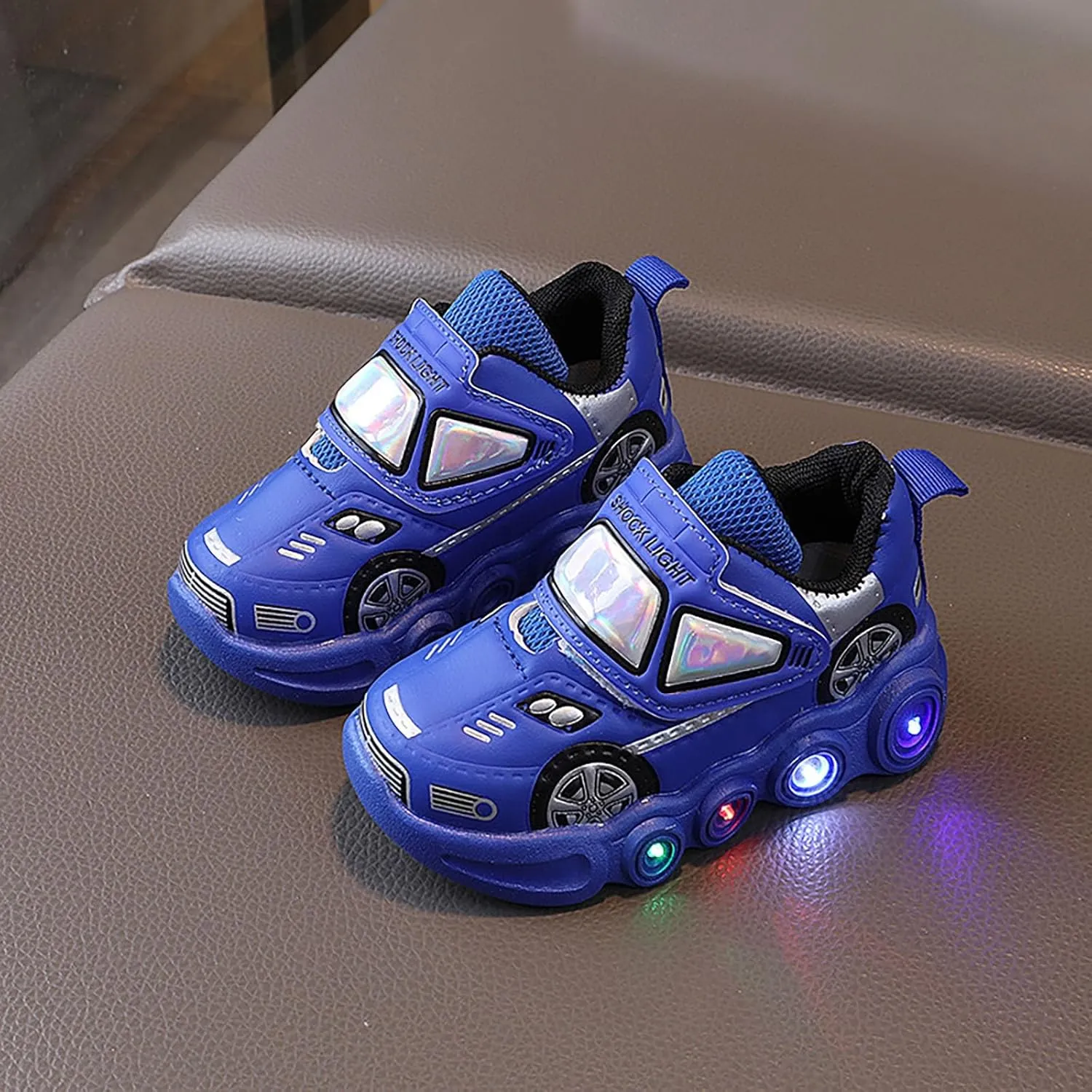 JINCAIHONG Kids Sneakers Light Up Shoes Baby Flashing Walking Slippers Glittery Shoes for Toddler Girls Boys