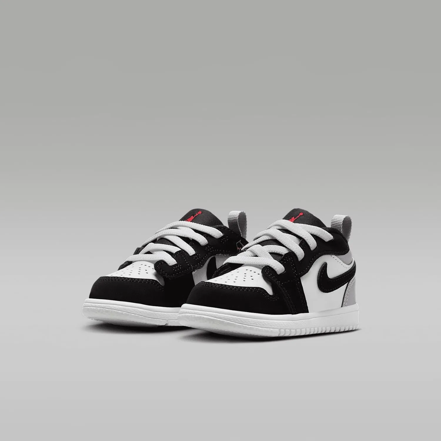 Jordan 1 Low Alt SE Baby/Toddler Shoes (IB3886-106, White/Black/Matte Silver/Fire Red)