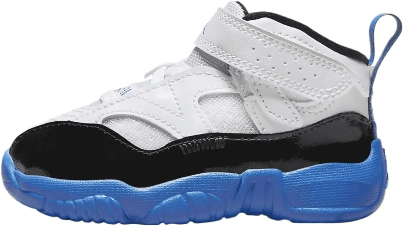 Jordan Toddler's Jumpman Two Trey White/Game Royal-Black (DQ8433 140) - 7