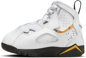Jordan True Flight Baby/Toddler Shoes (343797-107, White/Yellow Ochre/Black)