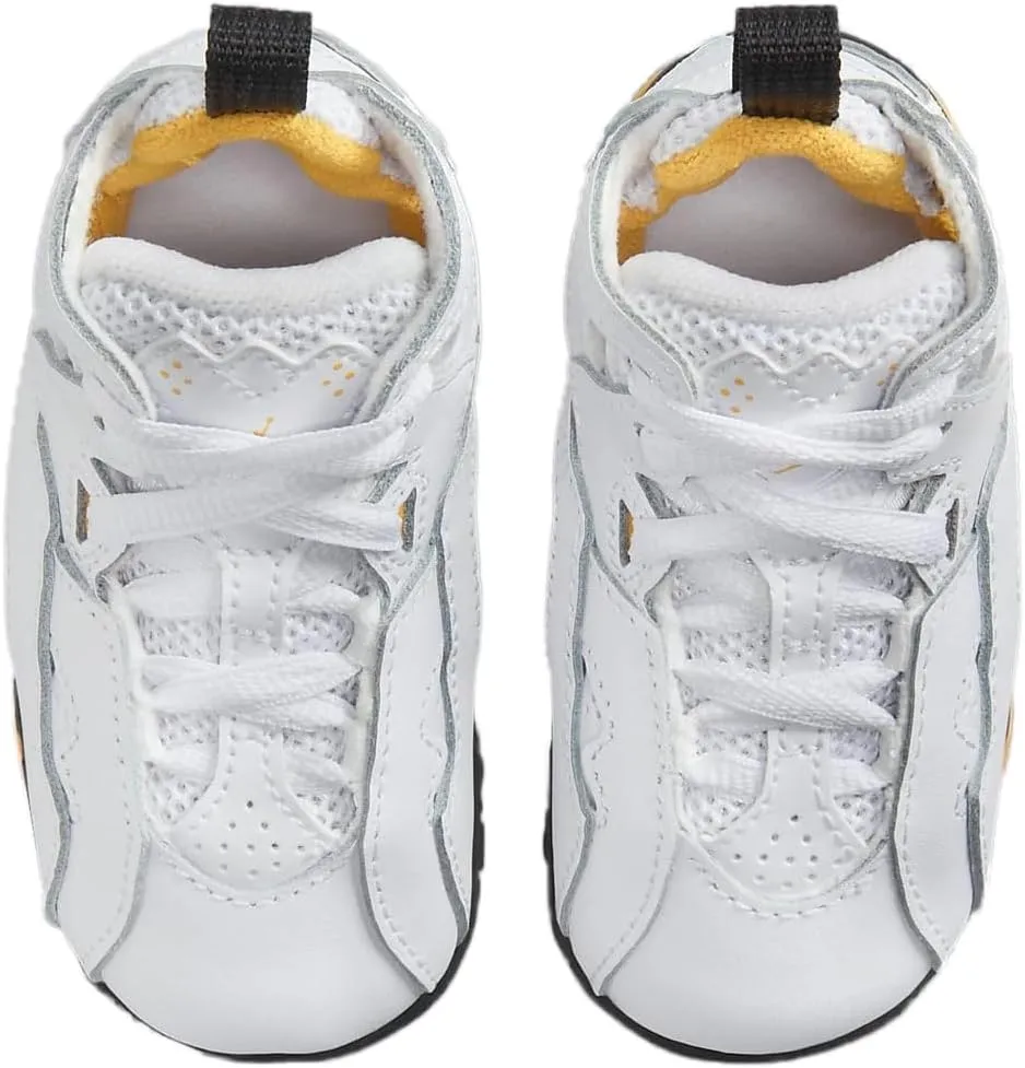 Jordan True Flight Baby/Toddler Shoes (343797-107, White/Yellow Ochre/Black)