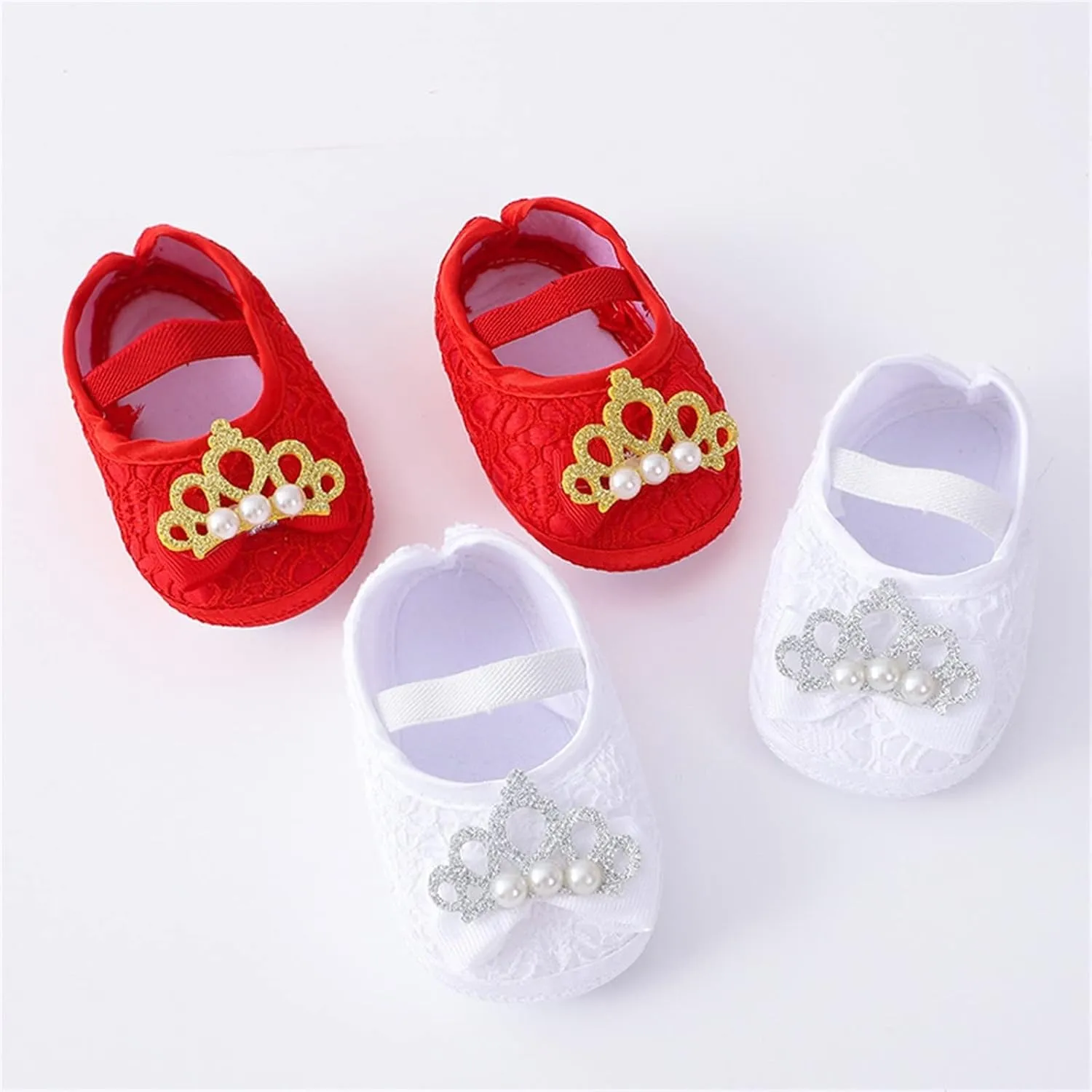 Kid House Shoes Baby Shoes Fashion Soft Sole Toddler Shoes Pearl Dress Flower Princess Shoes Toddler Slip on Shoes