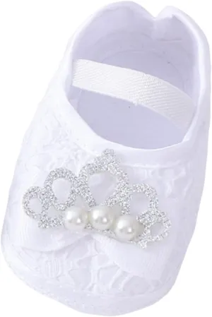 Kid House Shoes Baby Shoes Fashion Soft Sole Toddler Shoes Pearl Dress Flower Princess Shoes Toddler Slip on Shoes