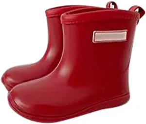 Kids Baby Easy On Rain Shoes Boots for Toddler Short Rain Boots Lightweight Rainy Day Shoes Rain Boots