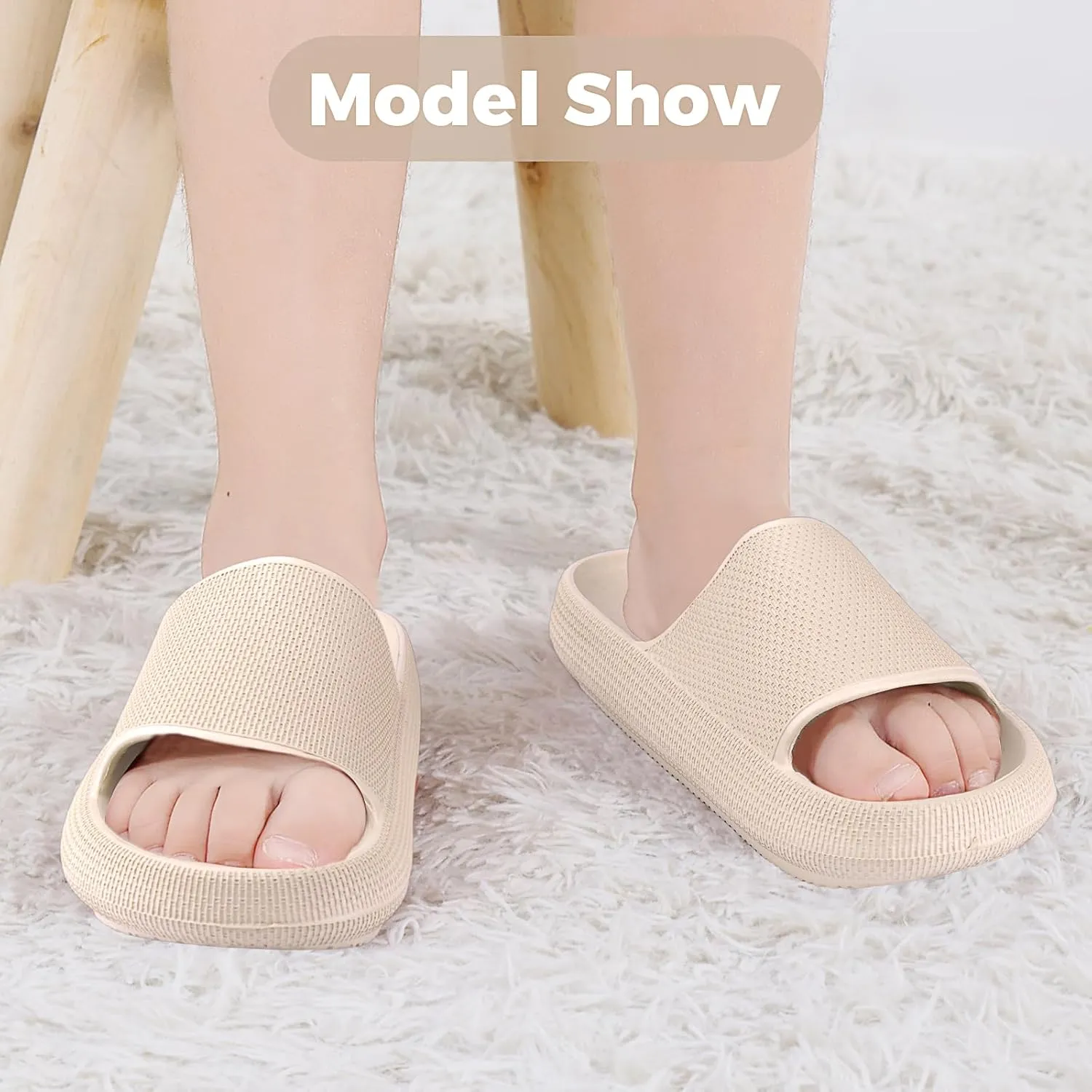 Kids Cloud Slides Boys Girls Flip Flops Slip On Beach Sandals Youth Pool Shower Shoes EVA Summer Slippers11 Little Kids - 6 Big Kids