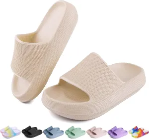 Kids Cloud Slides Boys Girls Flip Flops Slip On Beach Sandals Youth Pool Shower Shoes EVA Summer Slippers11 Little Kids - 6 Big Kids