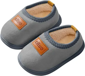Kids Cotton Sneakers Childrens Girl Cotton Shoes Solid Color Fashion Soft Sole Winter Warm Baby Boy Walking Shoes