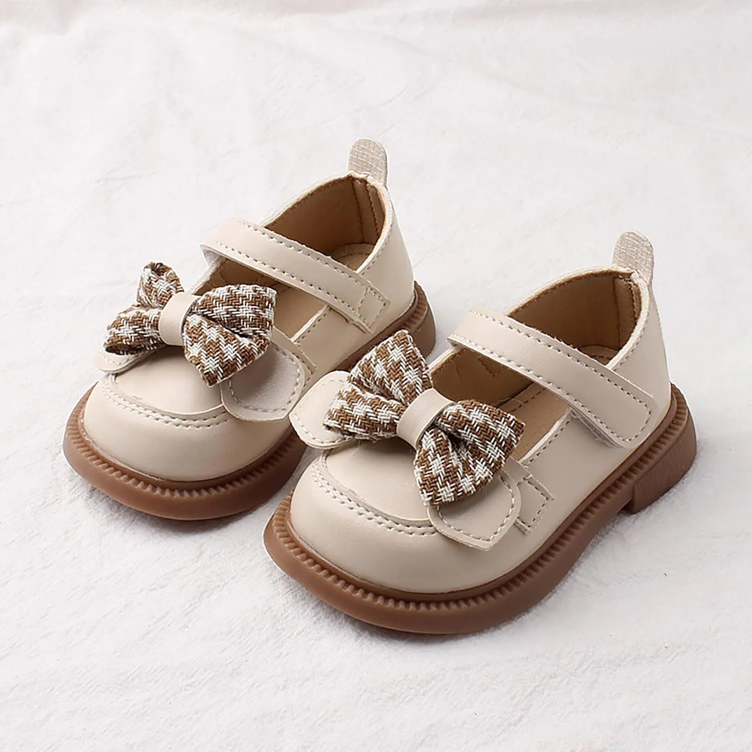 Kids Girls Dress Shoes Bow Tie Soft Bottom Princess Shoes Summer Outdoor Soft Rubber Sole Flat preemie baby boy clothes