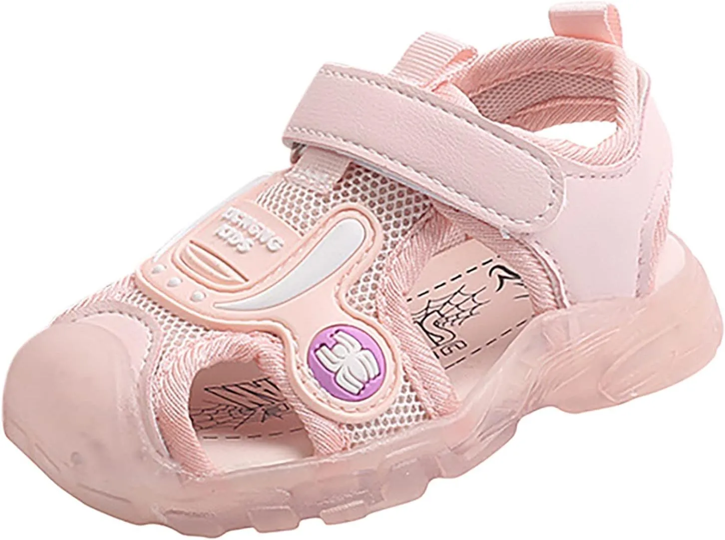 Kids Home Shoes Fashion Light On LED Baby Shoes Casual Children Shoes Girls Sandals Soft Sole Kids Beach Shoes