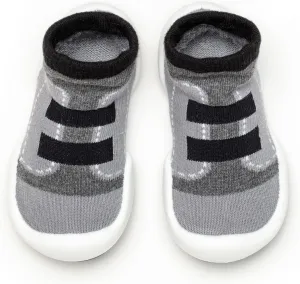 Komuello Baby and Toddler Shoes, Pull Up First Walker, Non Slip Bottom, Soft Cotton, Premium Sock Shoes - Walker