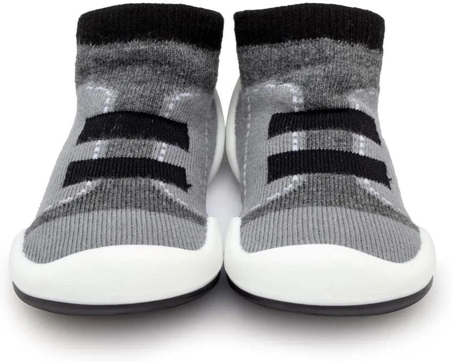 Komuello Baby and Toddler Shoes, Pull Up First Walker, Non Slip Bottom, Soft Cotton, Premium Sock Shoes - Walker