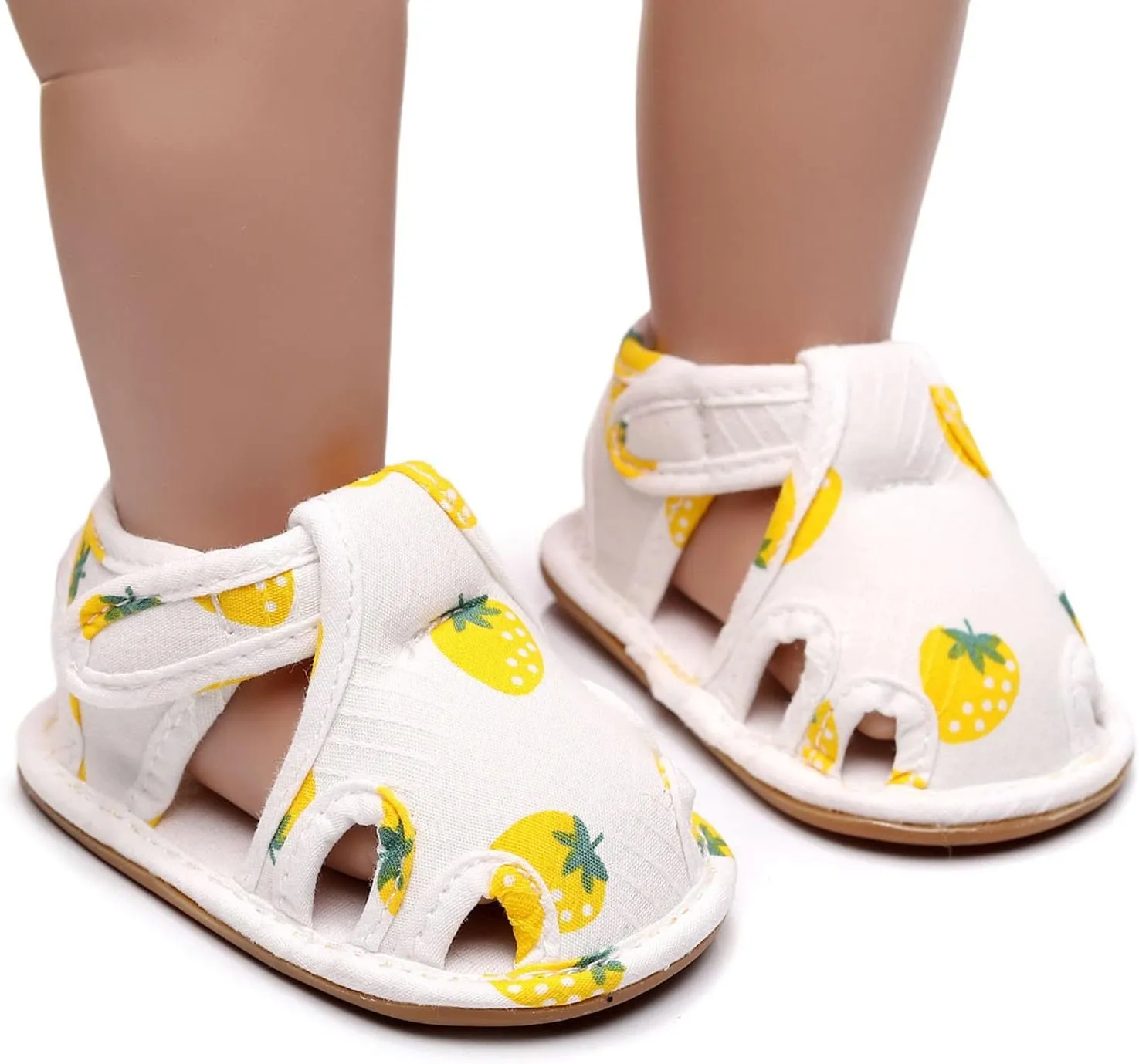 Leather Baby Slippers Infant Toddler Shoes Soft Sole Non Slip Toddler Floor Shoes Fruit Baby Size 2 Shoes Girls