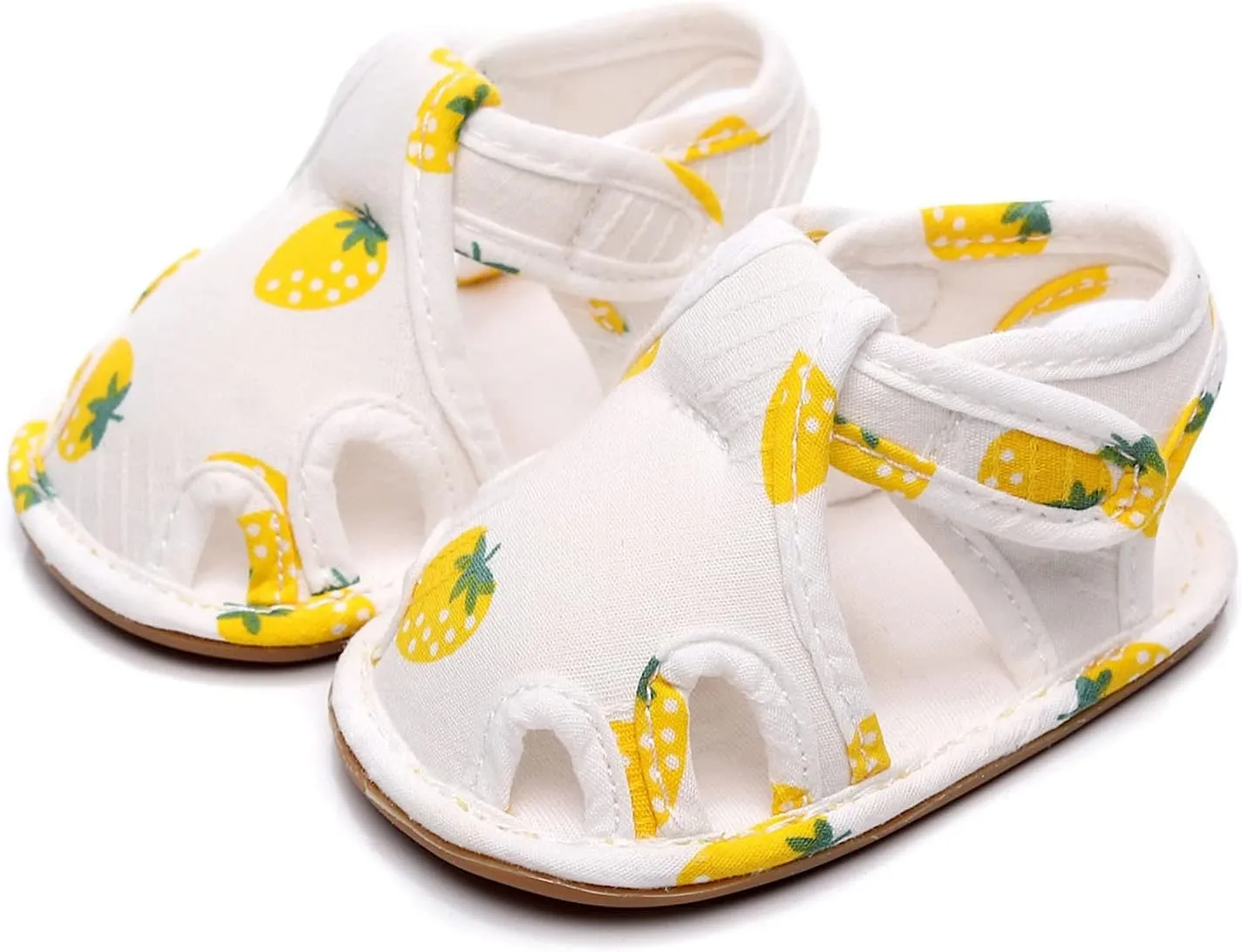 Leather Baby Slippers Infant Toddler Shoes Soft Sole Non Slip Toddler Floor Shoes Fruit Baby Size 2 Shoes Girls