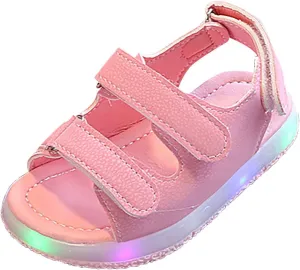 Light Sport Kids Boys Girls LED Casual Soft Sole Shoes Baby Toddler Summer Girl Hiking Lightweight Outdoor Beach Sandals