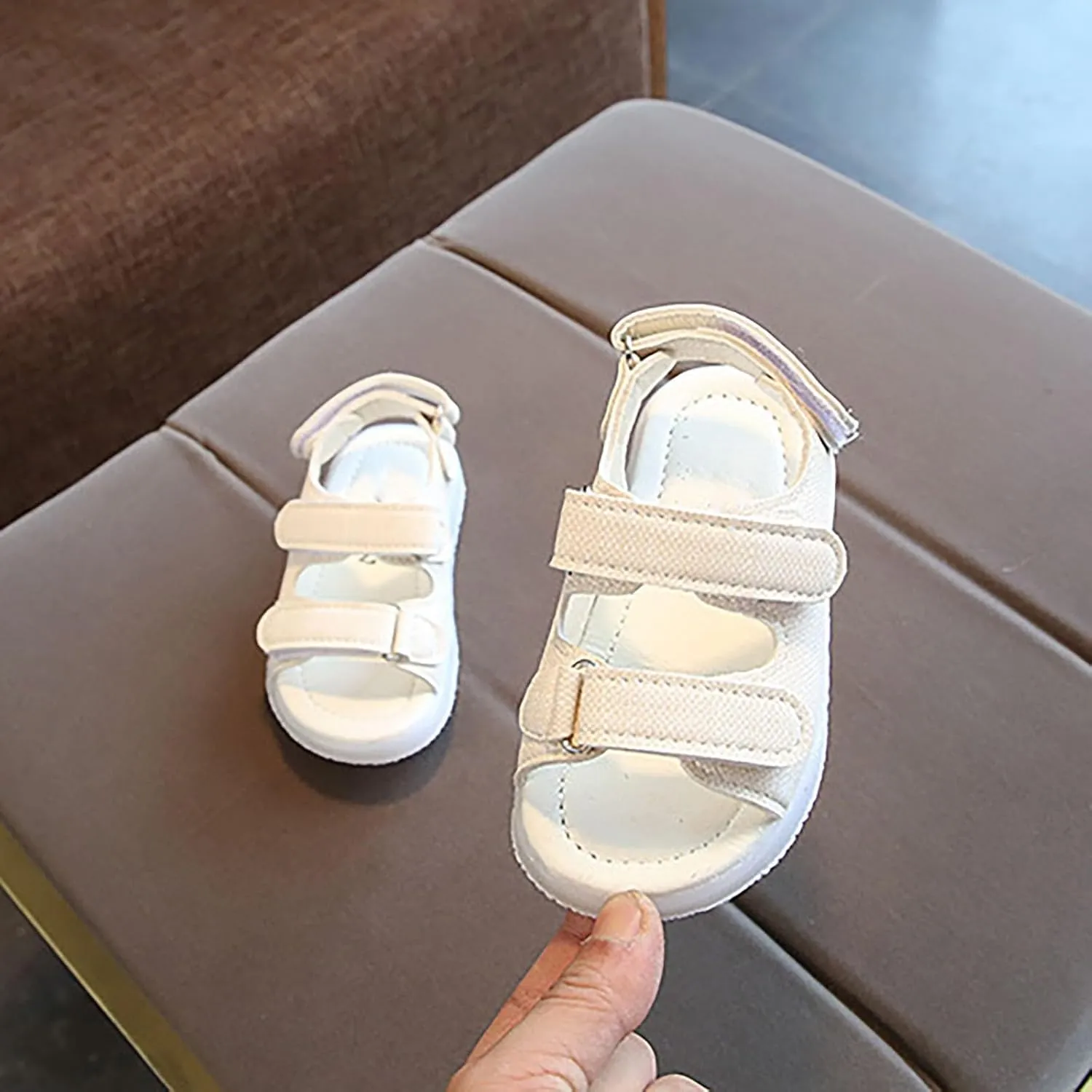 Light Sport Kids Boys Girls LED Casual Soft Sole Shoes Baby Toddler Summer Girl Hiking Lightweight Outdoor Beach Sandals