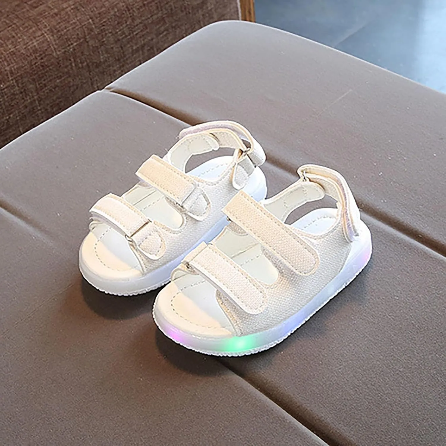 Light Sport Kids Boys Girls LED Casual Soft Sole Shoes Baby Toddler Summer Girl Hiking Lightweight Outdoor Beach Sandals