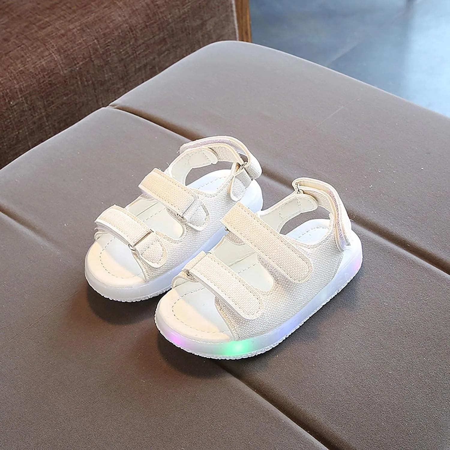 Light Sport Kids Boys Girls LED Casual Soft Sole Shoes Baby Toddler Summer Girl Hiking Lightweight Outdoor Beach Sandals