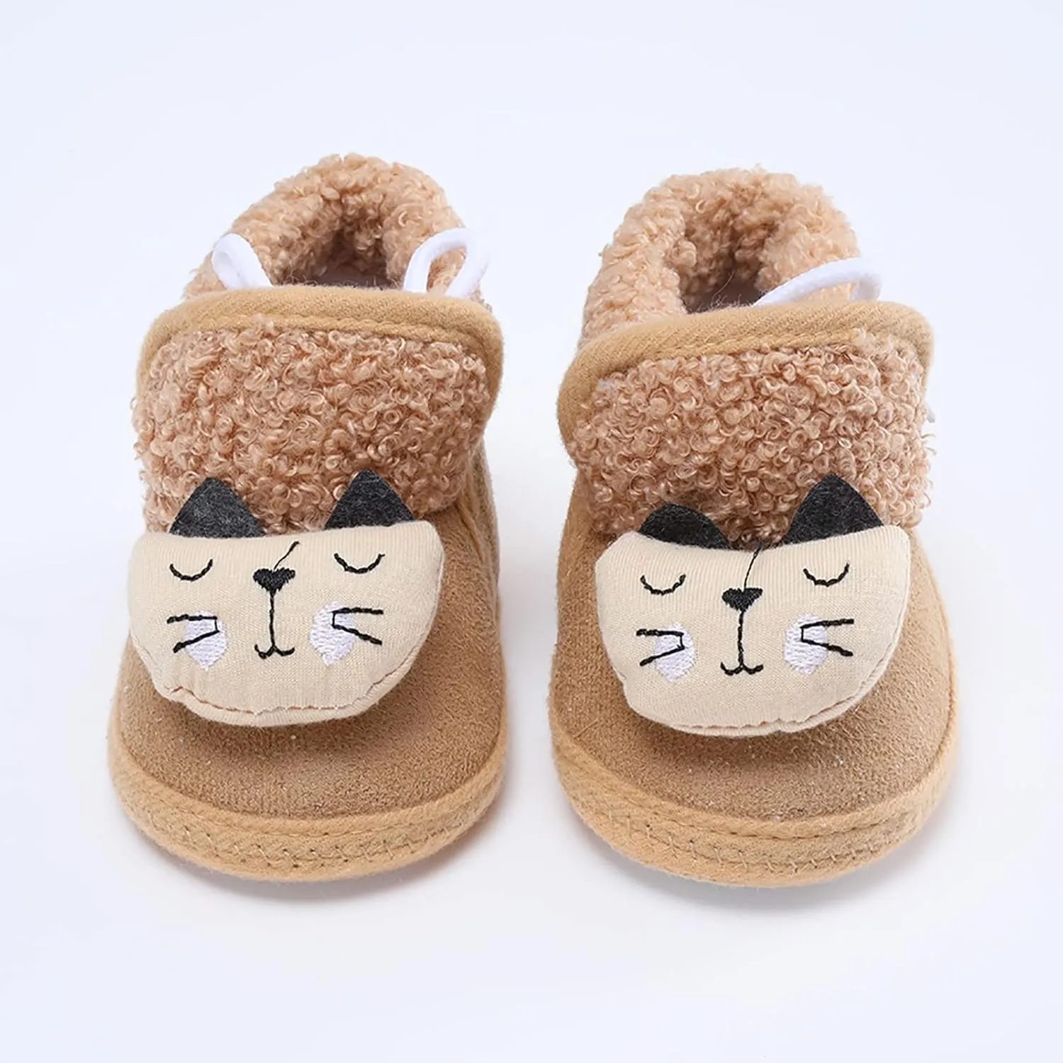 Little Girls Autumn Boots Baby Girls Boys Warm Shoes Soft Sole Booties Snow Boots Comfortable Shoes Infant Boots