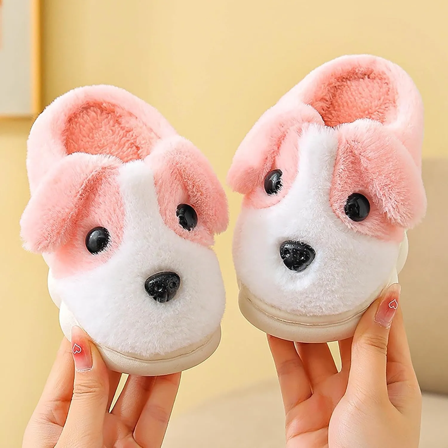Memory Foam Plush Children Boys Girls Winter Slippers Anti Slip Indoor Shoes Big Kids Size 3 Sandals for Baby Girls