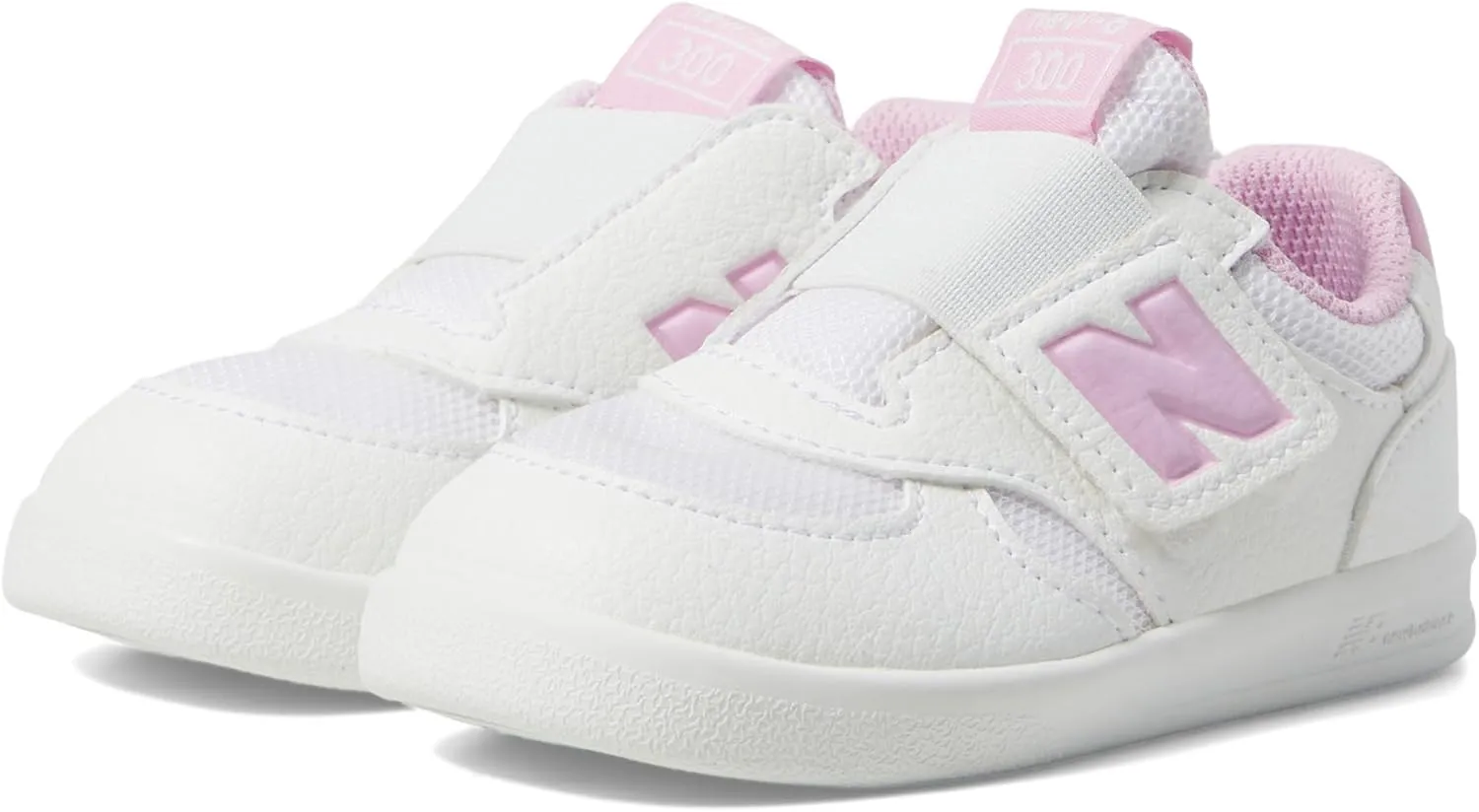 New Balance Baby-Girl's 300 V1 New-b Hook & Loop Sneaker
