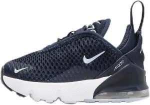Nike Air Max 270 Baby/Toddler Shoes (DD1646-407, Obsidian/White/White/Cobalt Bliss) Size 4