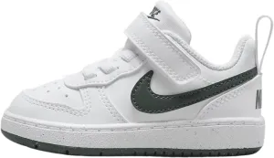 Nike Court Borough Low Recraft Baby/Toddler Shoes (DV5458-122, White/Vintage Green) Size 2