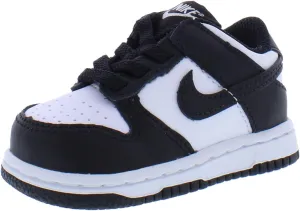 Nike Dunk Low Baby/Toddler Shoes (FB9107-110, White/White/Viotech) Size 5