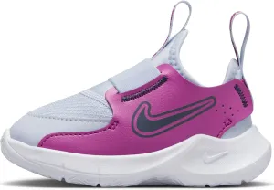 Nike Flex Runner 3 Baby/Toddler Shoes (FN1478-007, Shown: Football Grey/Hot Fuchsia/White/Thunder Blue) Size 2