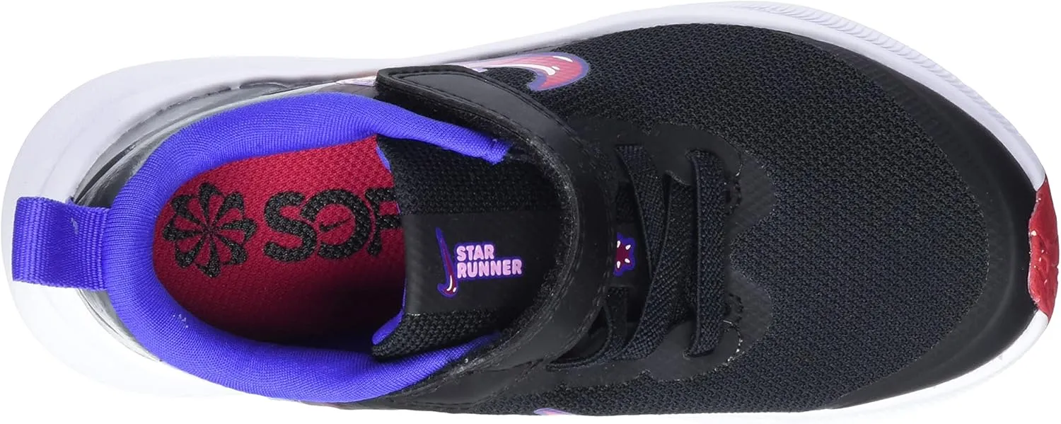 Nike Star Runner 3 SE Baby/Toddler Shoes (DJ4696-013, Black/Lapis/Pink Rise/Very Berry)