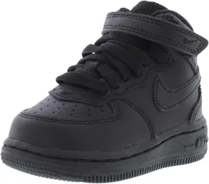 Nike Toddler Air Force 1 Mid TD DH2935 111 White on White - Size