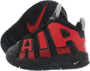 Nike Toddler's Air More Uptempo Bred Black/University Red (DM0020 001)
