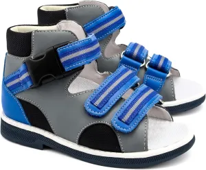Orthopedic Sandals for Toddlers,Little Kids Leather Corrective Shoes with Arch and Ankle Support for Children's Foot Problems