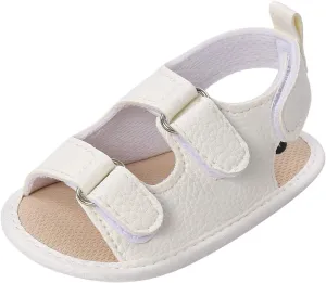 Prewalker Walking Soft Girls Sandals Sole Flat Boys Non-Slip Shoes Baby Rubber Baby Shoes Kids Slide Sandals