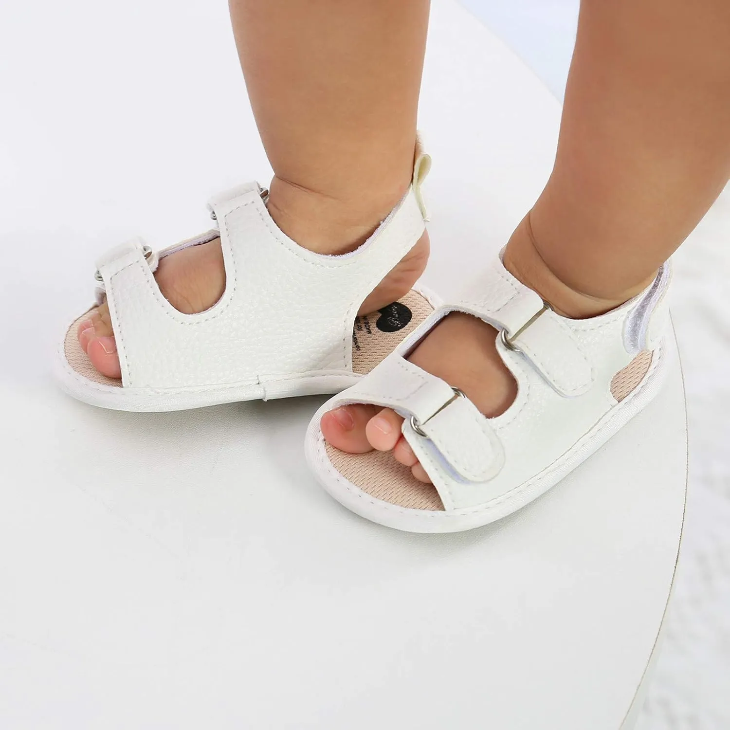 Prewalker Walking Soft Girls Sandals Sole Flat Boys Non-Slip Shoes Baby Rubber Baby Shoes Kids Slide Sandals