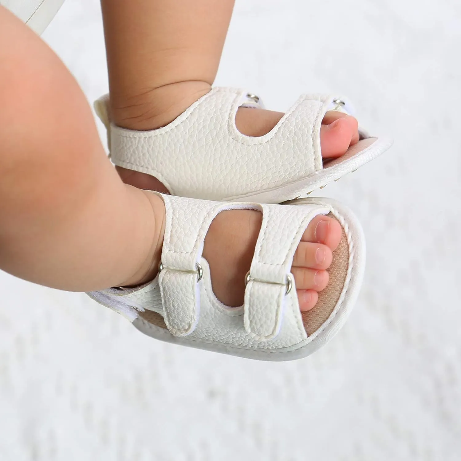 Prewalker Walking Soft Girls Sandals Sole Flat Boys Non-Slip Shoes Baby Rubber Baby Shoes Kids Slide Sandals