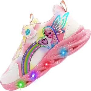 Princess Sneakers for Girls Light Up Shoes Zapatos para Nias Baby Toddler Shoes Birthday Tenis para Nias Xmas