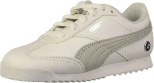 PUMA BMW M Motorsport Roma Via Toddler Motorsport Shoes in White/Grey/Violet, Size 7