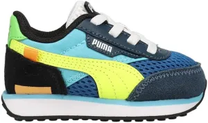 PUMA Infant Boys Future Rider Arcade Lace Up Sneakers Shoes Casual - Blue, Yellow - Size 4 M